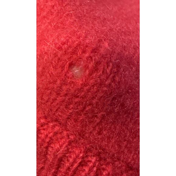 Isle 100% Pure Cashmere Sweater Women's Long Sleeve Fuchsia Pink Crewneck READ - Picture 10 of 11